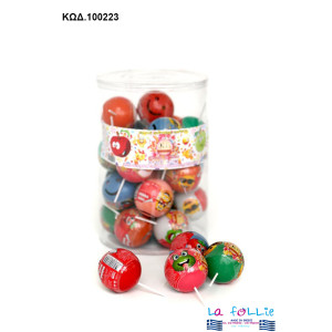 SURPRISE BALL WITH LOLLIPOP 30 GR  CANDY
