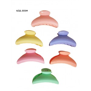PASTEL COLORS HAIR CLAW 9 CM CLAWS