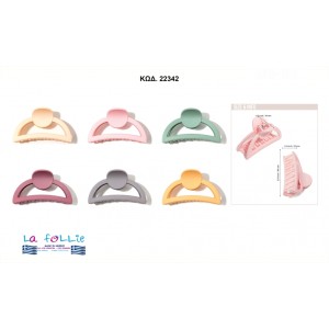PASTEL COLORS HAIR CLAW CLAWS