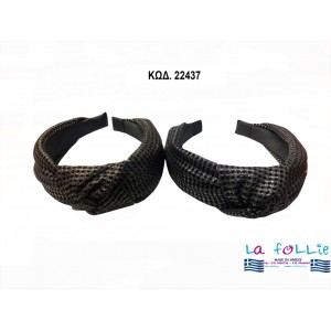 WIDE KNOTTED LUREX HEADBAND HAIRBANDS